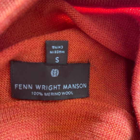 Fenn Wright Manson Vibrant Orange Crew Neck Sweater - Picture 2 of 2
